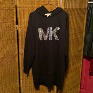 Micheal lors logo hoodie dress